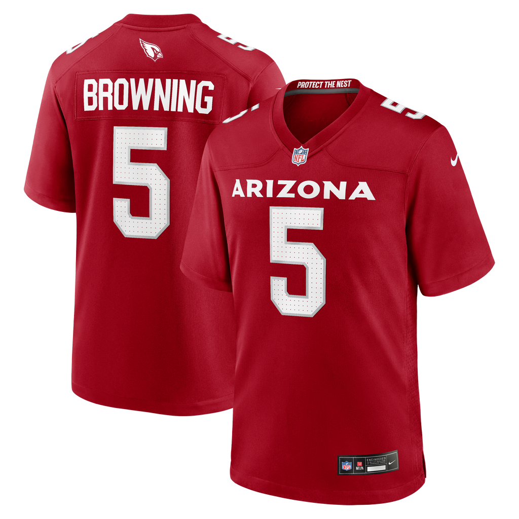Arizona Cardinals Baron Browning Nike Cardinal Team Game Jersey