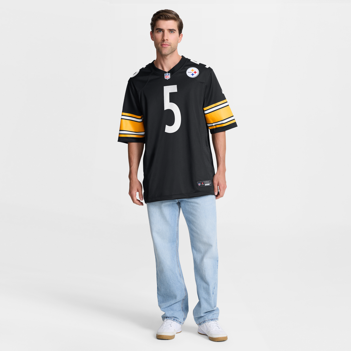 Pittsburgh Steelers Jalen Ramsey Nike Black Team Game Jersey