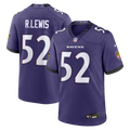 Baltimore Ravens Ray Lewis Nike Purple Team Retired Player Game Jersey