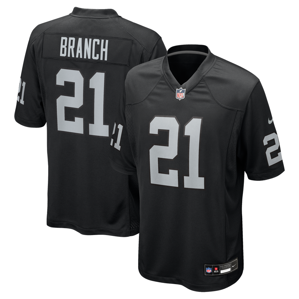 Las Vegas Raiders Cliff Branch Nike Black Retired Player Game Jersey